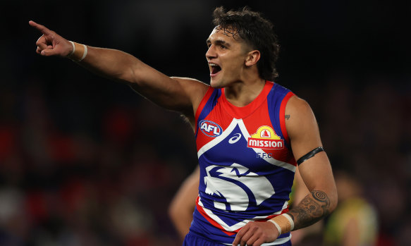 Western Bulldogs forward Jamarra Ugle-Hagan, the No.1 pick in 2020, looks set to be richly rewarded in his new contract this year.