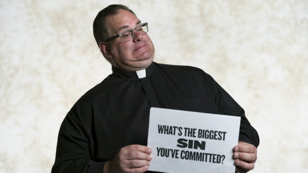 Reverend Chris Bedding on Wednesday's finale episode of You Can't Ask That. 