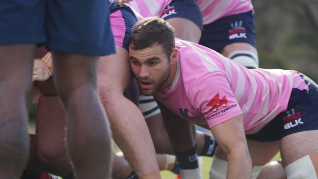 Melbourne Rebels flanker Josh Kemeny has made big strides this year and will make his Super Rugby debut on Saturday. 