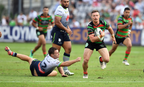 Runaway success: South Sydney's Damien Cook has taken his game to another level this year.