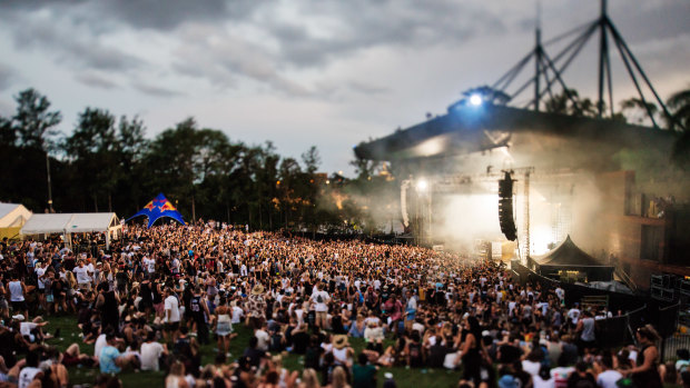 Riverstage can host nearly 10,000 people on the grass before the stage.