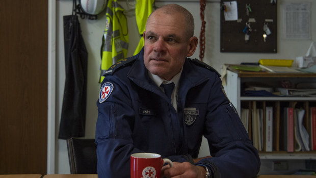 Matt Sterling, an inspector with the NSW Ambulance.