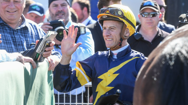 Blake Shinn will ride Lade of Camelot in Saturday’s Golden Slipper.