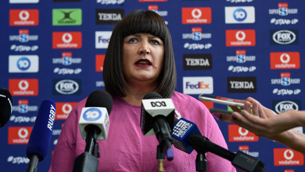 Rugby Australia chief Raelene Castle is under fire from all sides.