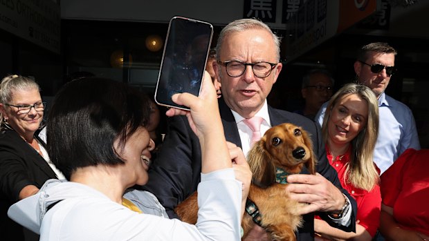 Prime Minister Anthony Albanese won’t commit to do anything to stop the text messages.