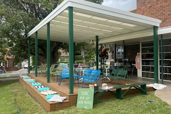 Outfield Cafe in Ashfield.