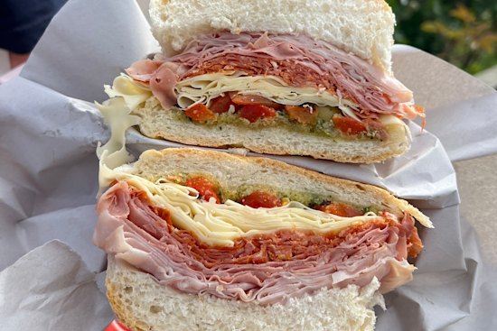 Sandwiches at Rocco’s are packed with deli meats, cheeses and vegetables.
