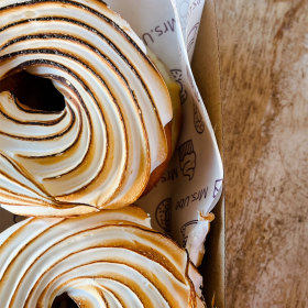 The calamansi yeast-raised doughnut at Mrs Ube.