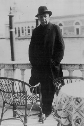 Richard Strauss in Venice in 1931.