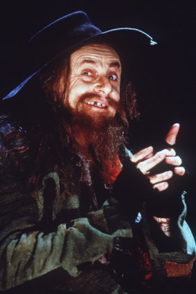 Barry Humphries  as Fagin in Oliver in London's West End.