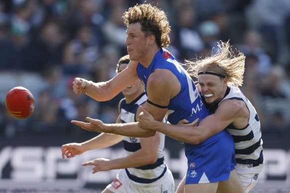 Nick Larkey of the Kangaroos.