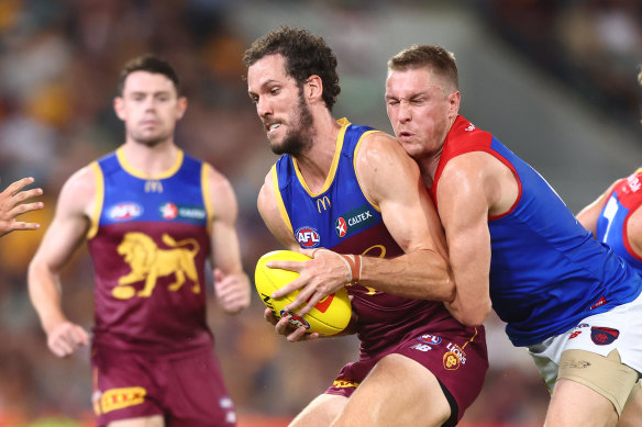 Darcy Fort’s efforts coming in to take on Max Gawn in the Lions’ semi-final triumph of Melbourne two years ago have not been forgotten.