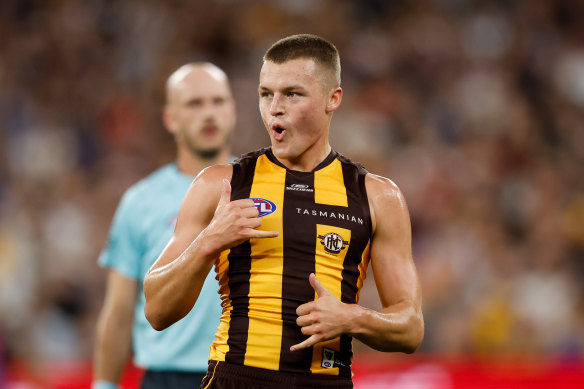 Jack Ginnivan is a key part of the Hollywood Hawks.