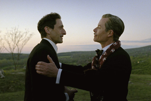 The Brutalist presents a visionary architect Lazlo Toth (played by Adrien Brody) and his relationship with a wealthy industrialist Harrison Lee Van Buren (Guy Pearce).