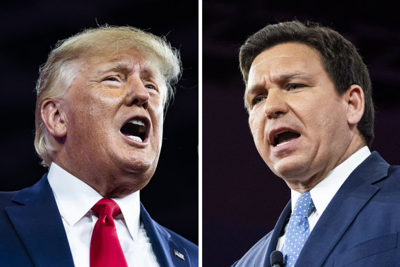 Will they go head-to-head? Former president Donald Trump and Florida Governor Ron DeSantis.