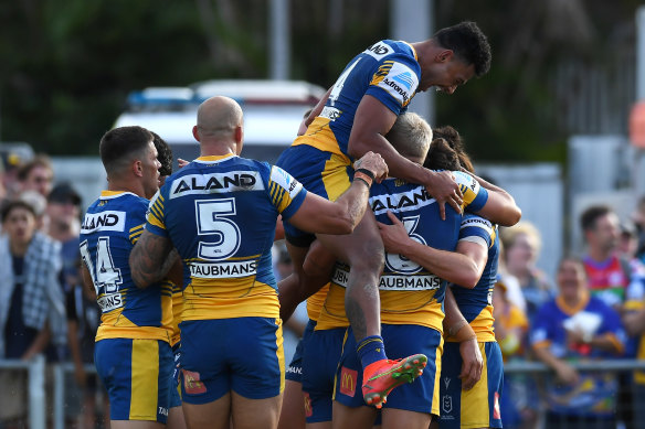 The Eels will play Penrith on Saturday after eliminating the Knights.
