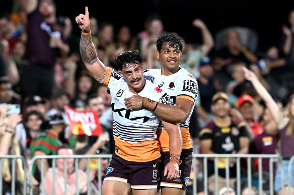 Kotoni Staggs and Selwyn Cobbo are one strong performance each away from becoming State of Origin rivals.