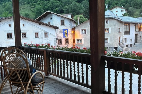 The 770-year-old Chasa Chalavaina hotel maintains its history, but adds modern comforts.