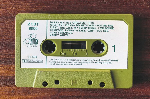 An old Barry White cassette, also featured in Good Pop Bad Pop.
