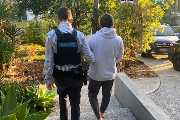 A Queensland man was arrested earlier this month for violent extremist material.