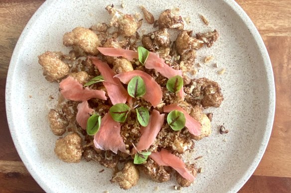 A backbeat of ginger helped light up the cauliflower.