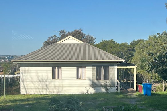 The weatherboard house promoted by Willow Support Services as a disability support service location.