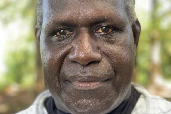 Former Bougainville Revolutionary Army general and now a leading independence figure, Sam Kauona.
