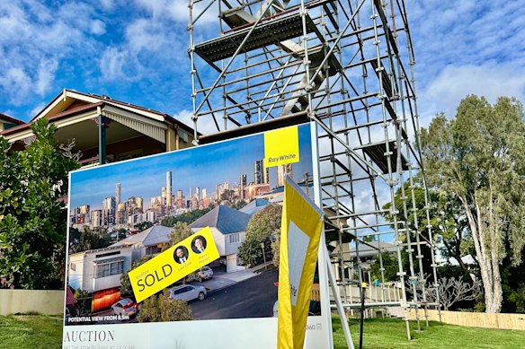 “Buyers could walk up the stairs and see what the views were like … it made such a difference.”
