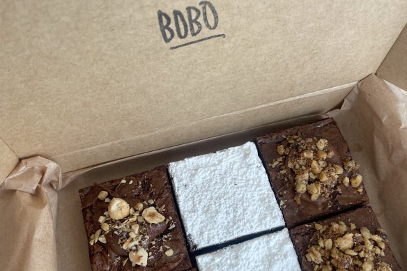 ‘Letterbox’ brownies can be ordered as gifts.