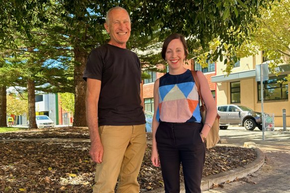 Fremantle architect Michael Patroni and Fini Group Development Director Jo Bennett.