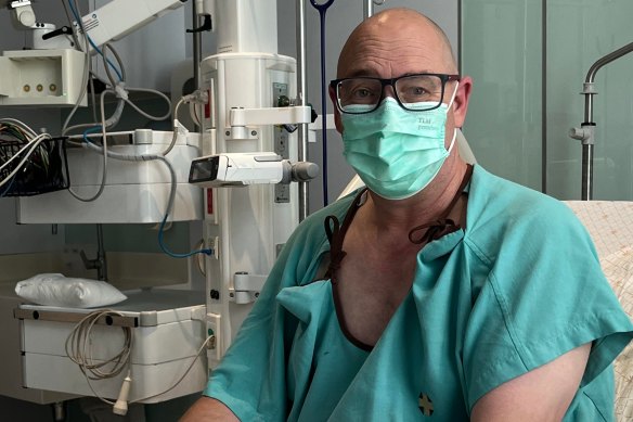 Dr Steven Stenton had emergency life-saving surgery in Thailand after a heart attack.