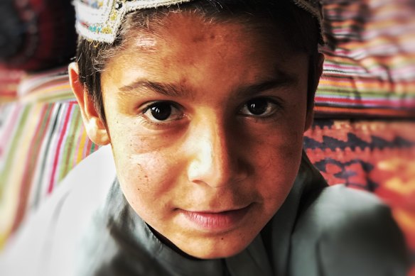 One of the children of Ali Jan, the Afghan man kicked off a cliff in 2012, allegedly by an SAS soldier.
