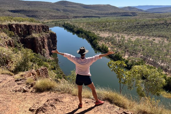 Jackie Drake left Kalgoorlie with her family to travel in 2021.