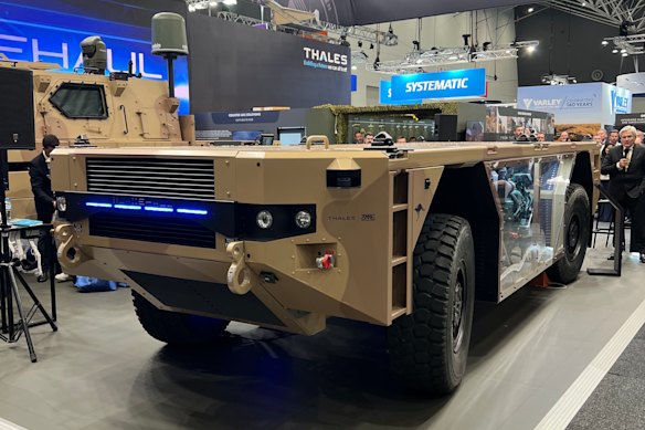 Some of the technology on display at Perth’s Land Forces Expo.