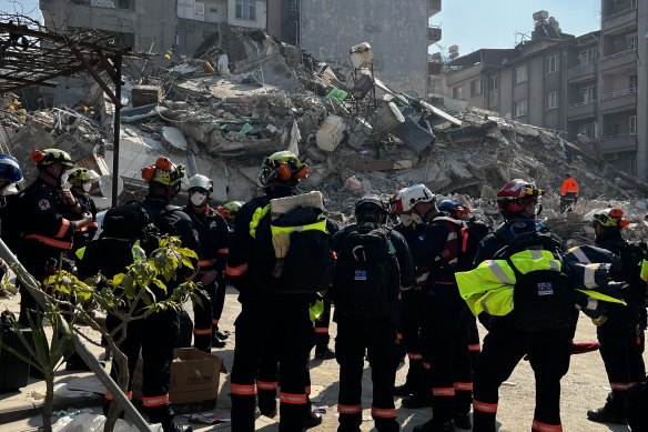 The Disaster Assistance Response Team in Turkey.