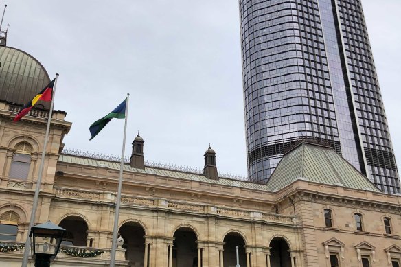 The Queensland parliament in Brisbane.