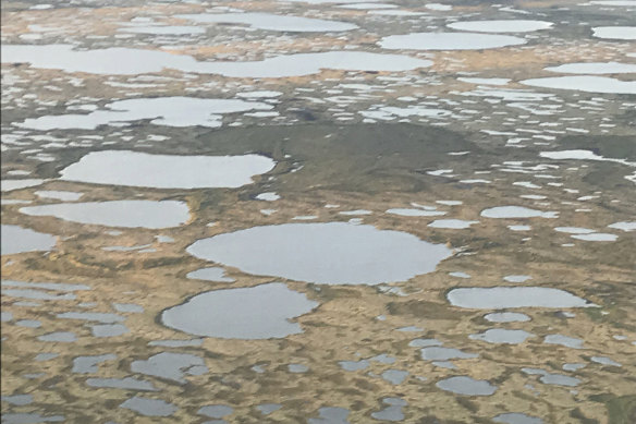 Some of the challenging terrain being explored by The Royal Canadian Mounted Police in their hunt for the pair.