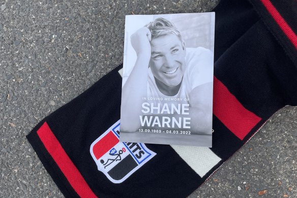 Warne’s first love was AFL and the St Kilda Footbal Club.
