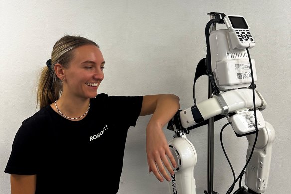 Exercise physiologist Anna Minchin says advances in robotics are helping more and more people achieve their goals and get mobile.