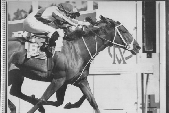 Bonecrusher pips At Talaq in Bruce McAvaney’s favourite Australian Cup, in 1987.