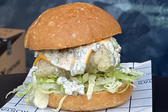The famous fish sandwich will also appear on the Circular Quay menu. 