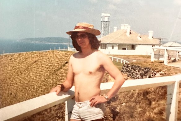 Tony Wright in his travelling days in the early 1970s.