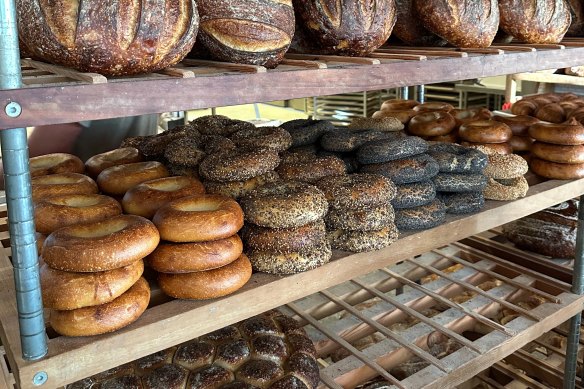 The freshly baked bagels at Iggy’s in Bronte.