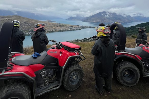 Epic views from Queenstown Hill during the Nomad Safaris quad biking tour.