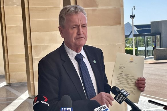 WA Opposition Leader Shane Love.