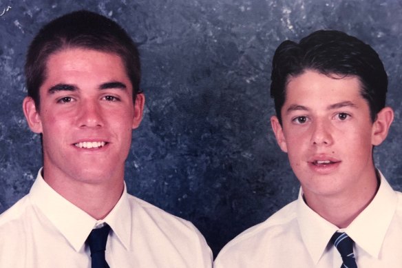 Steven and John’s high school photo from 2000.