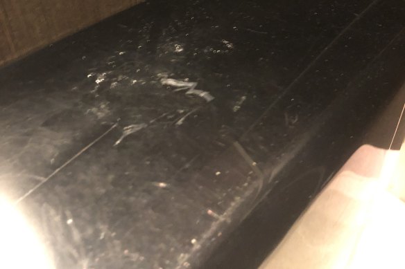 White powder residue, resembling cocaine, found in the girls' bathroom during the ARIA Awards.