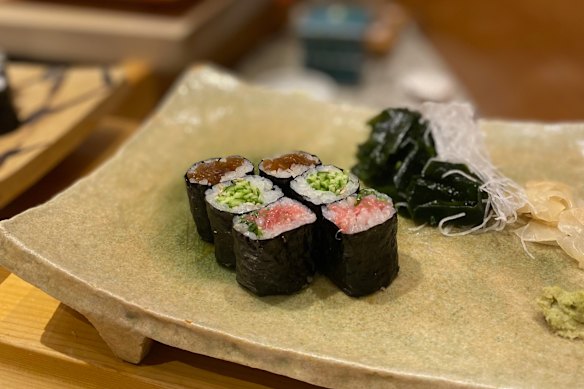 Sushi sensation ... Ginza Kyubey.