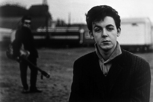 Paul McCartney, photographed by Astrid Kirchherr.