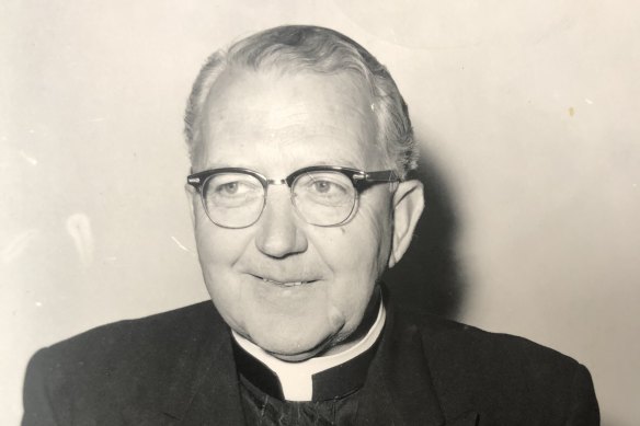 Father Vincent Shiel, pictured in the 1960s, was described as “a great dancer … a charmer”.